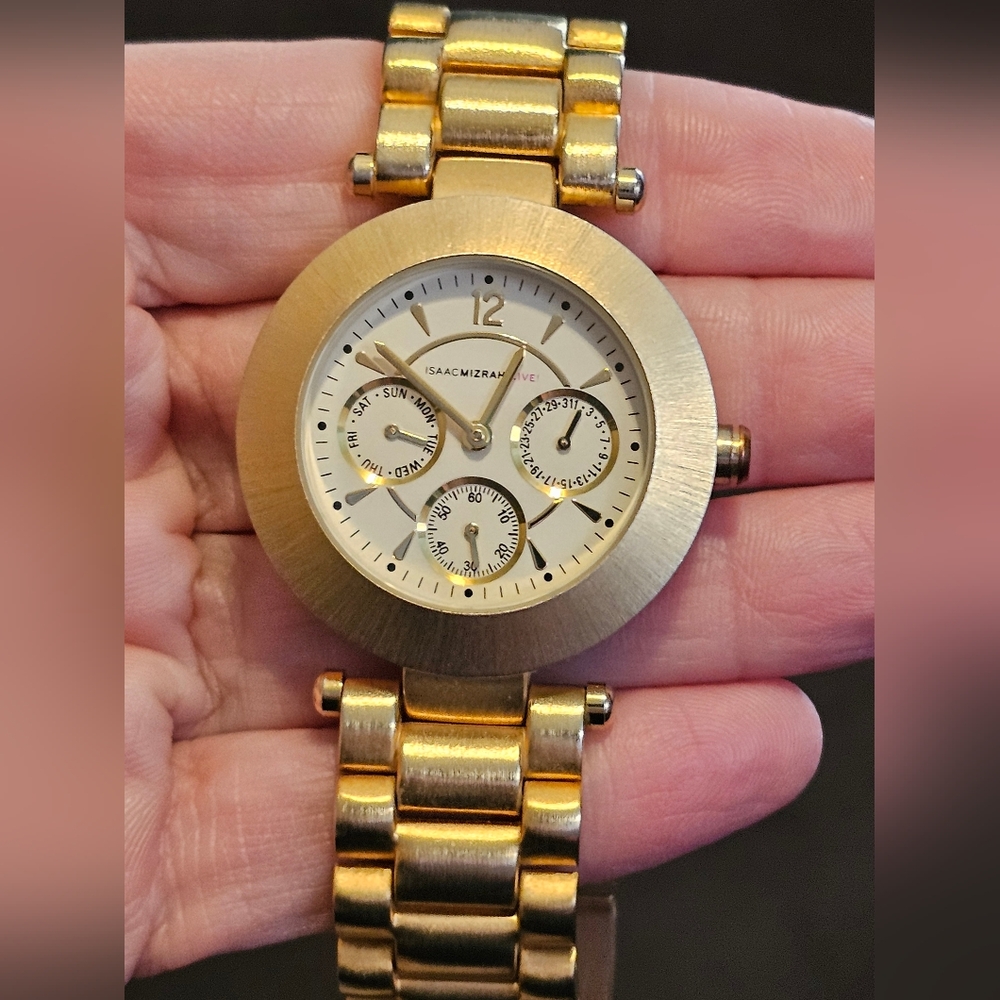 Isaac Mizrahi Gold Watch